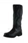 Preview: Manas Damen Umschlag Stiefel 1907 schwarz Leder Webpelz Gummisohle